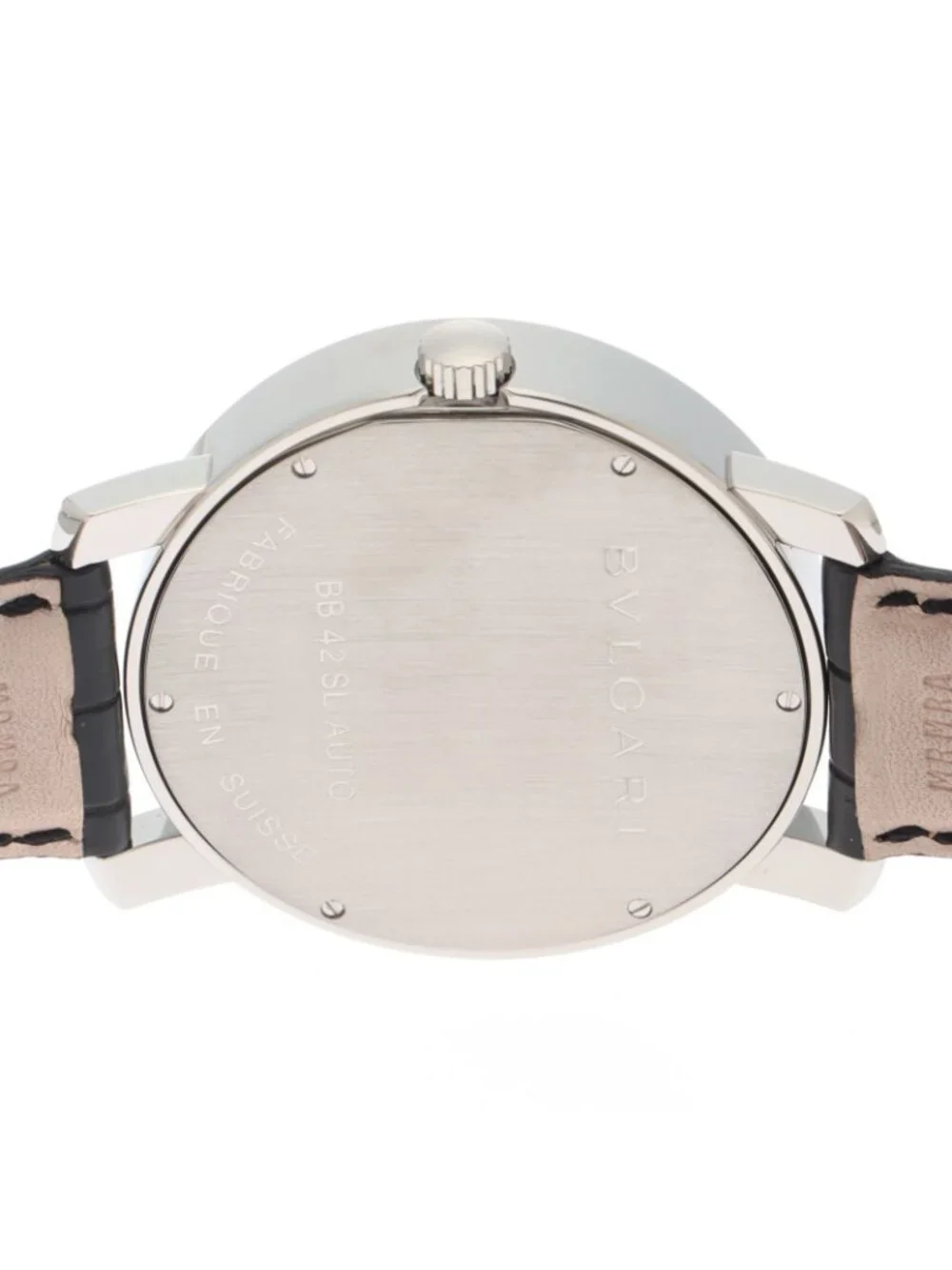 Bvlgari Auto Watch Stainless Steel Black Automatic